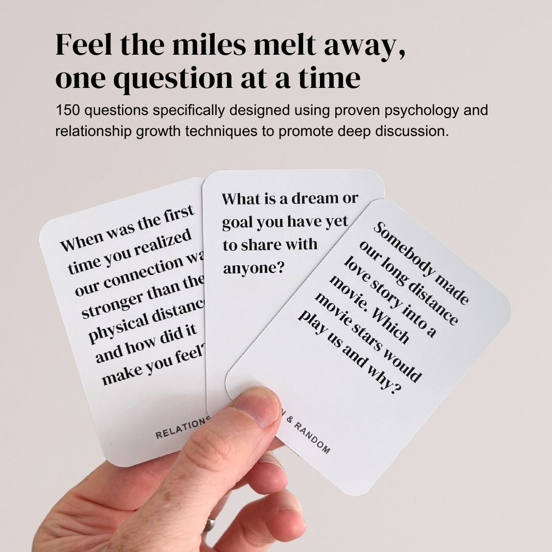 Long Distance Questions Couples Edition